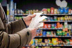 grocery store receipts