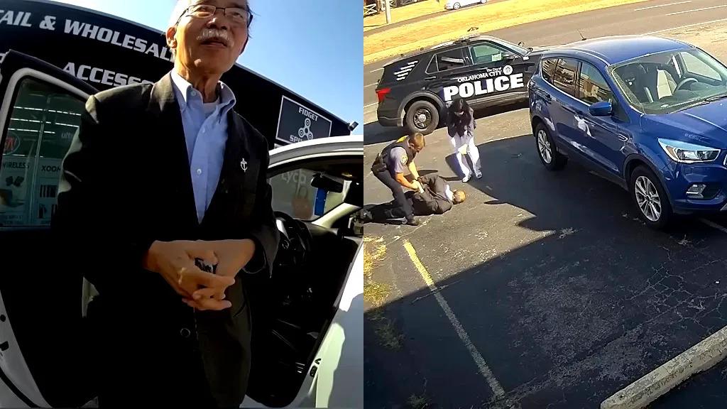 Man 70 thrown to the ground Oklahoma City
