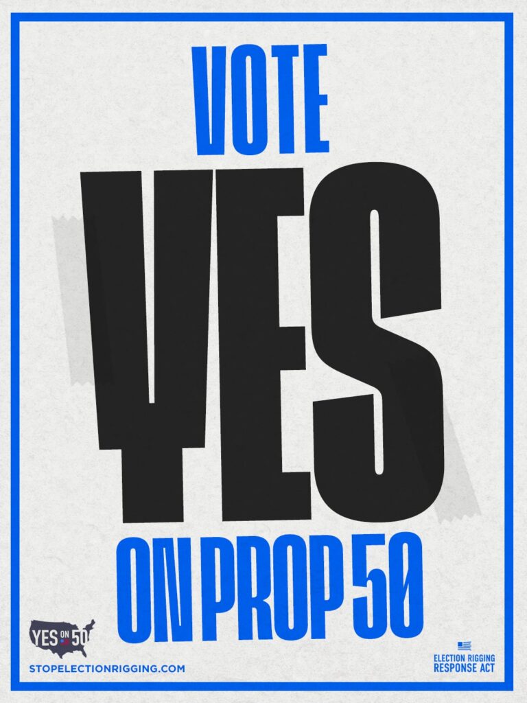 082225 RedistrictingCA VoteYesOn50